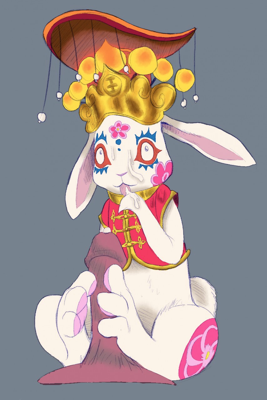 Lucky Rabbitit Foot Lucky Rabbit Feet - Color - By @lowen_mothbat on Itaku