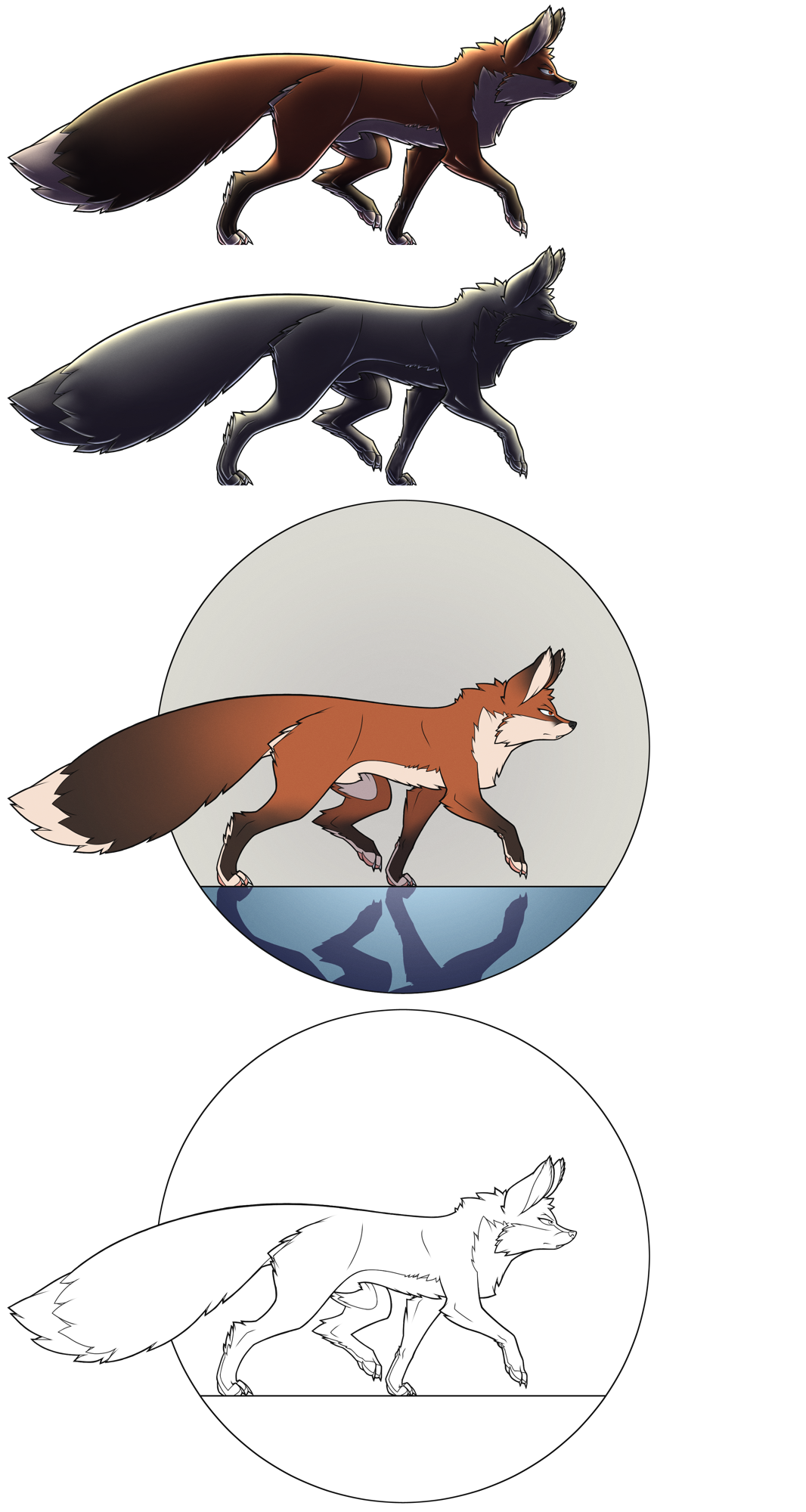 spirit fox 2 - By @softailfox on Itaku