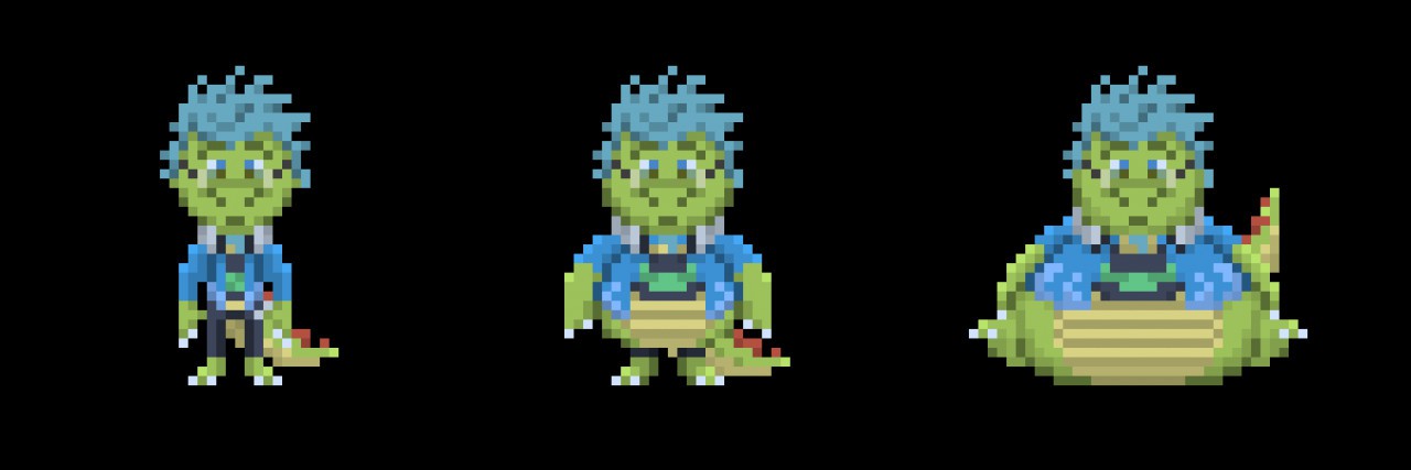 Fat Crooks sprites (Com) - By @linkmaster647 on Itaku