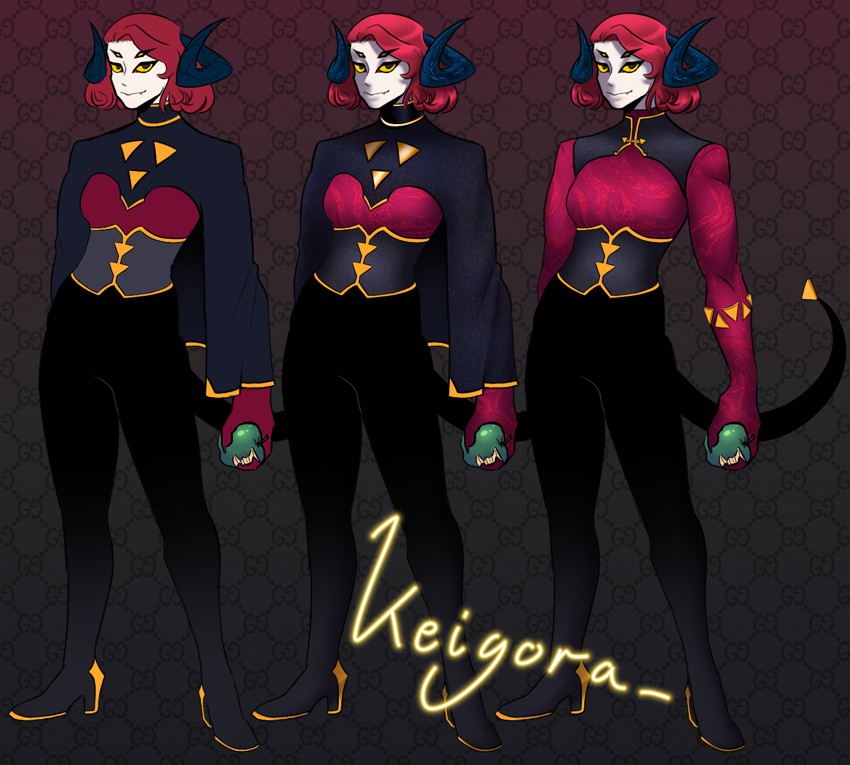 ignus reference - by @blackroseleafeon on itaku Images... Revised reference sheet - By @keigora on Itaku