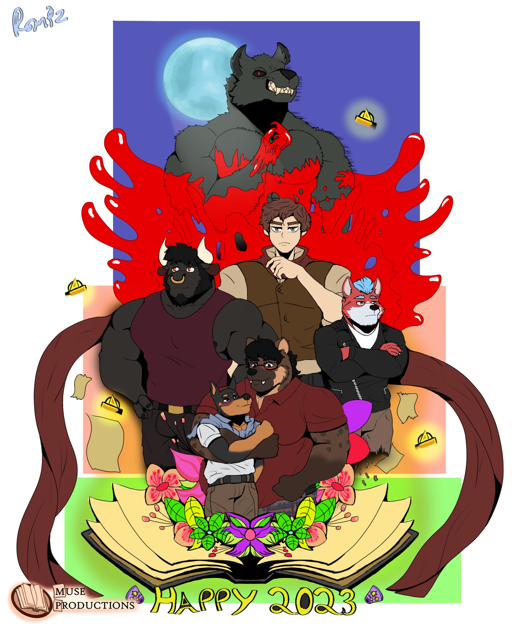Promotional Art 2023 #1 - By @museproduct-dev on Itaku