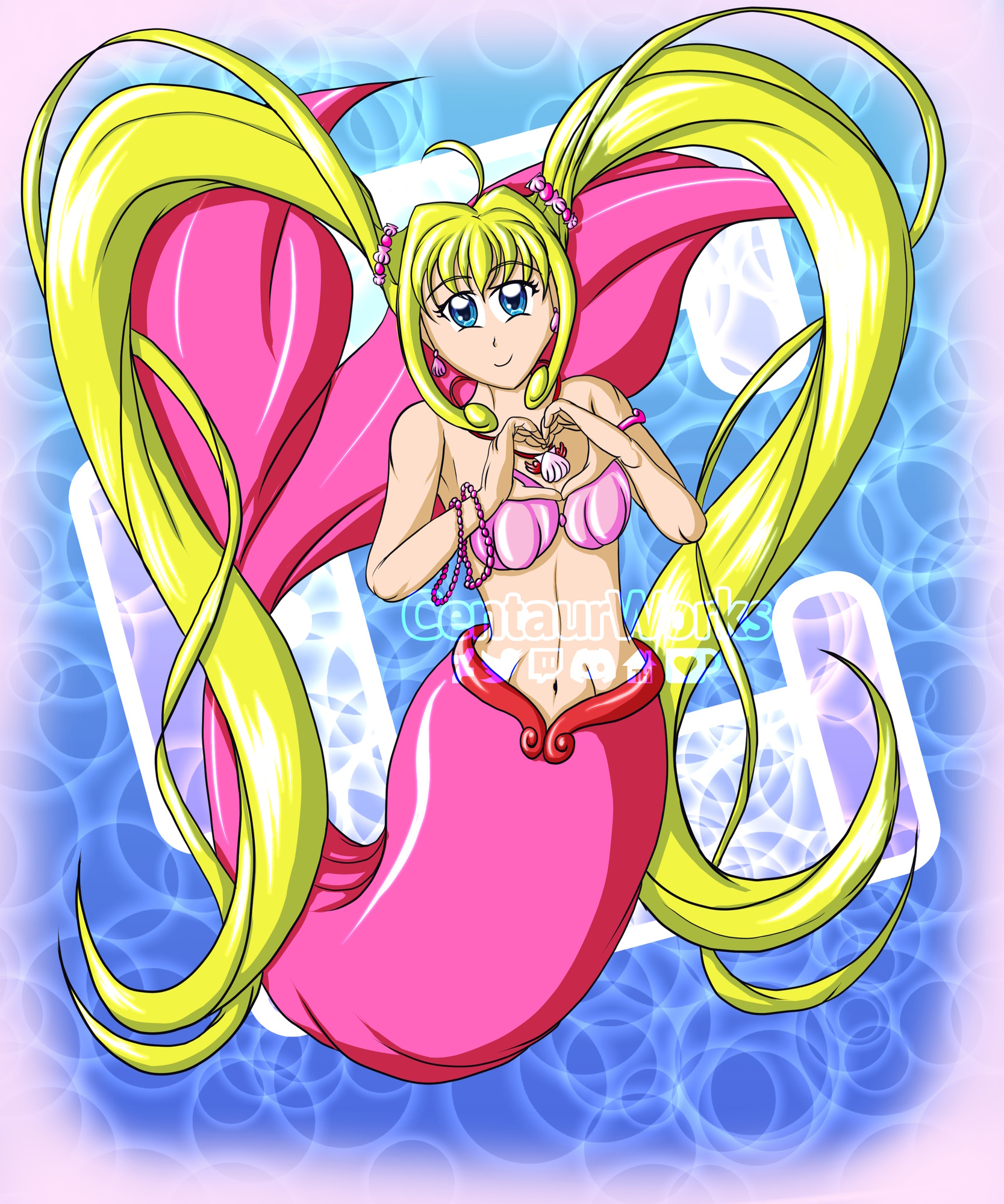 Happy 20th, Mermaid Melody - By @centaurworks on Itaku
