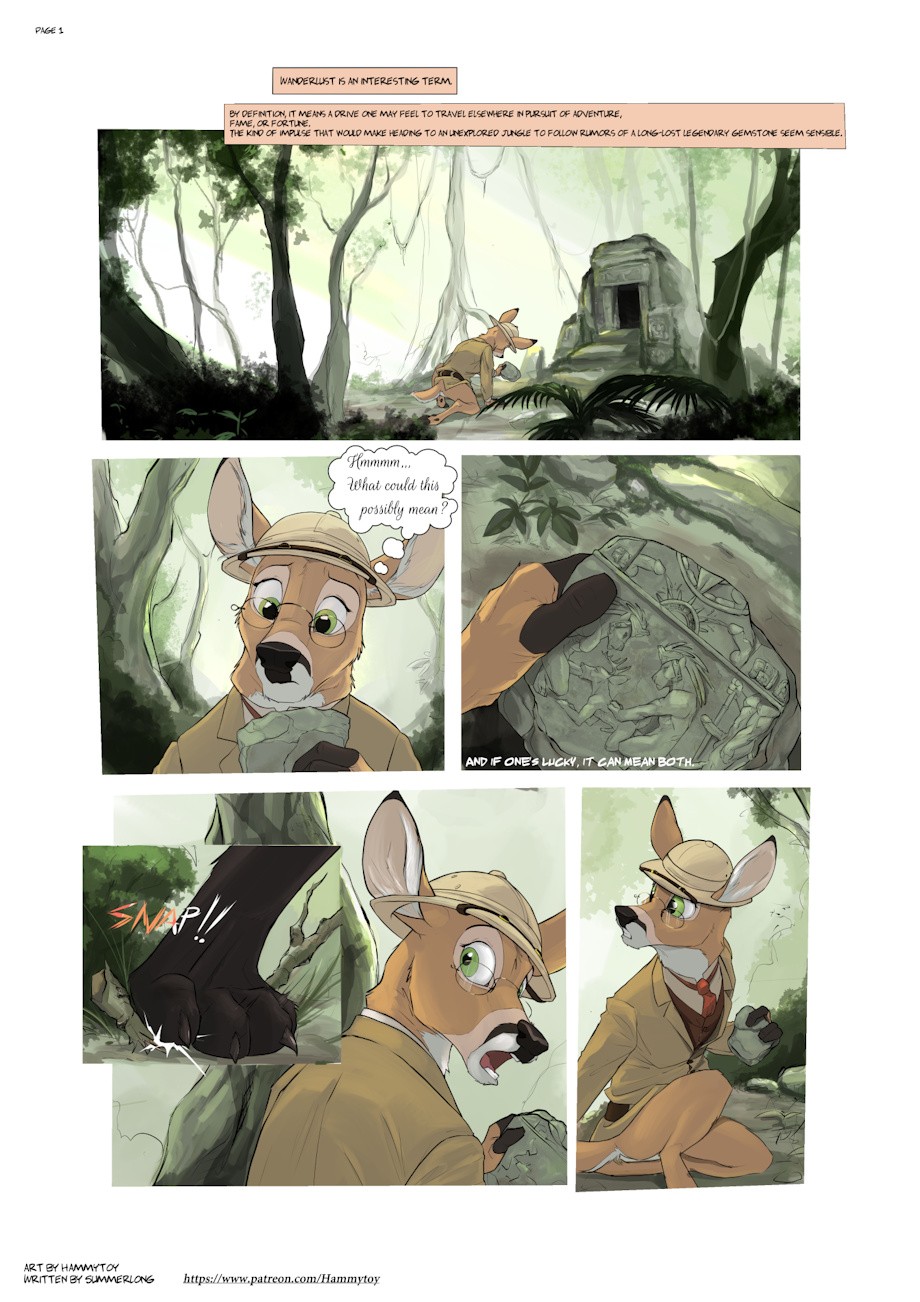 Hart of Darkness page 1 - By @hammytoy on Itaku