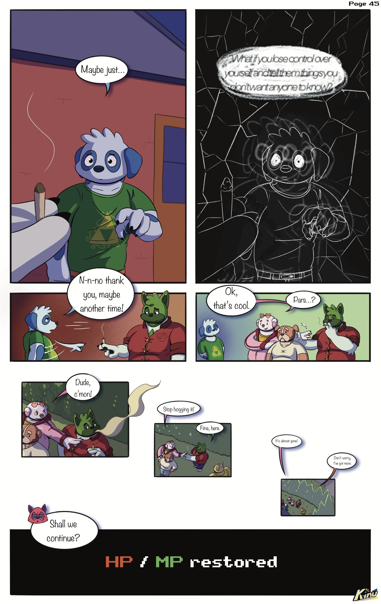 Chapter 1 - Page 45 - By @pupkinu on Itaku