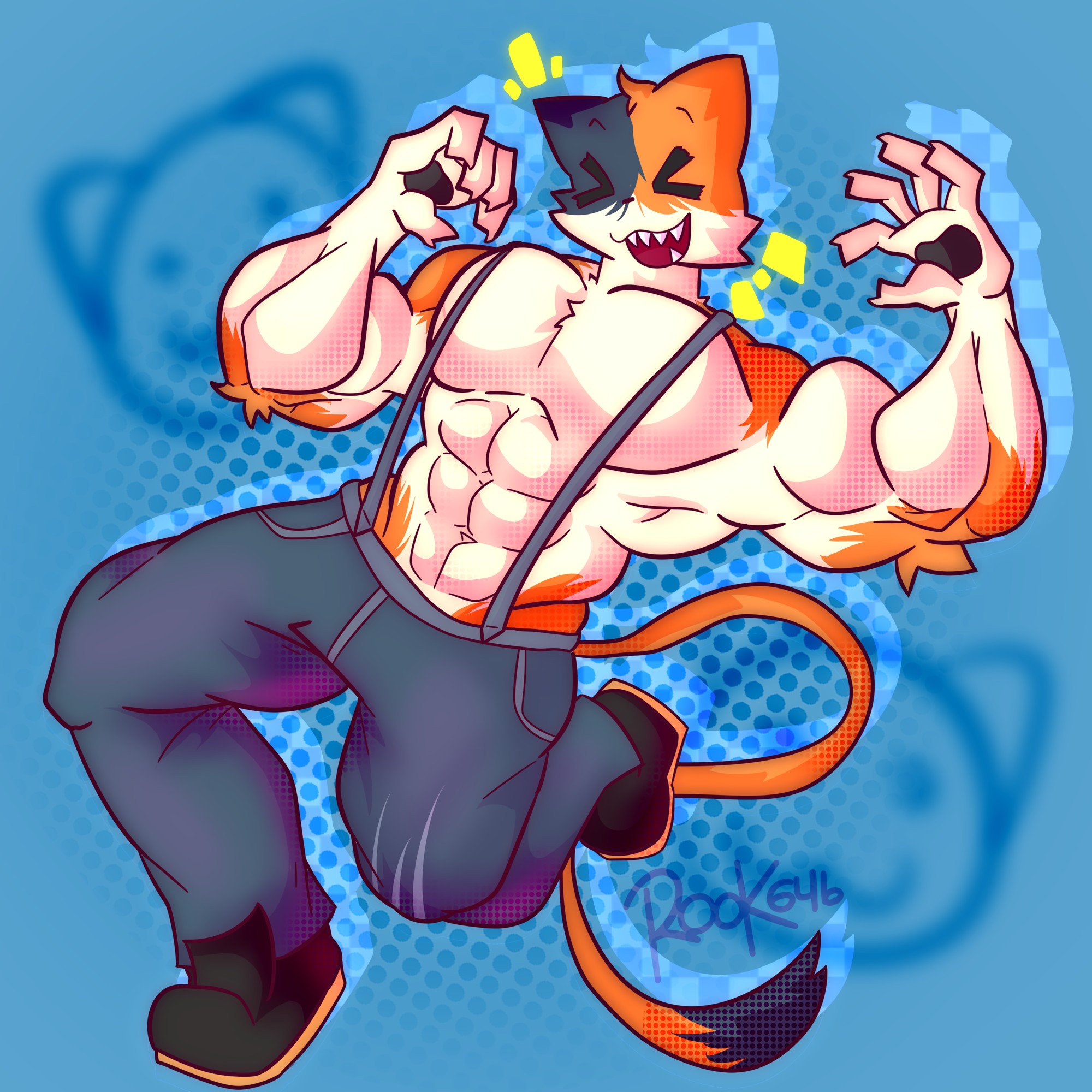 Meowscles X Ripple Meowscles - By @rook64b on Itaku