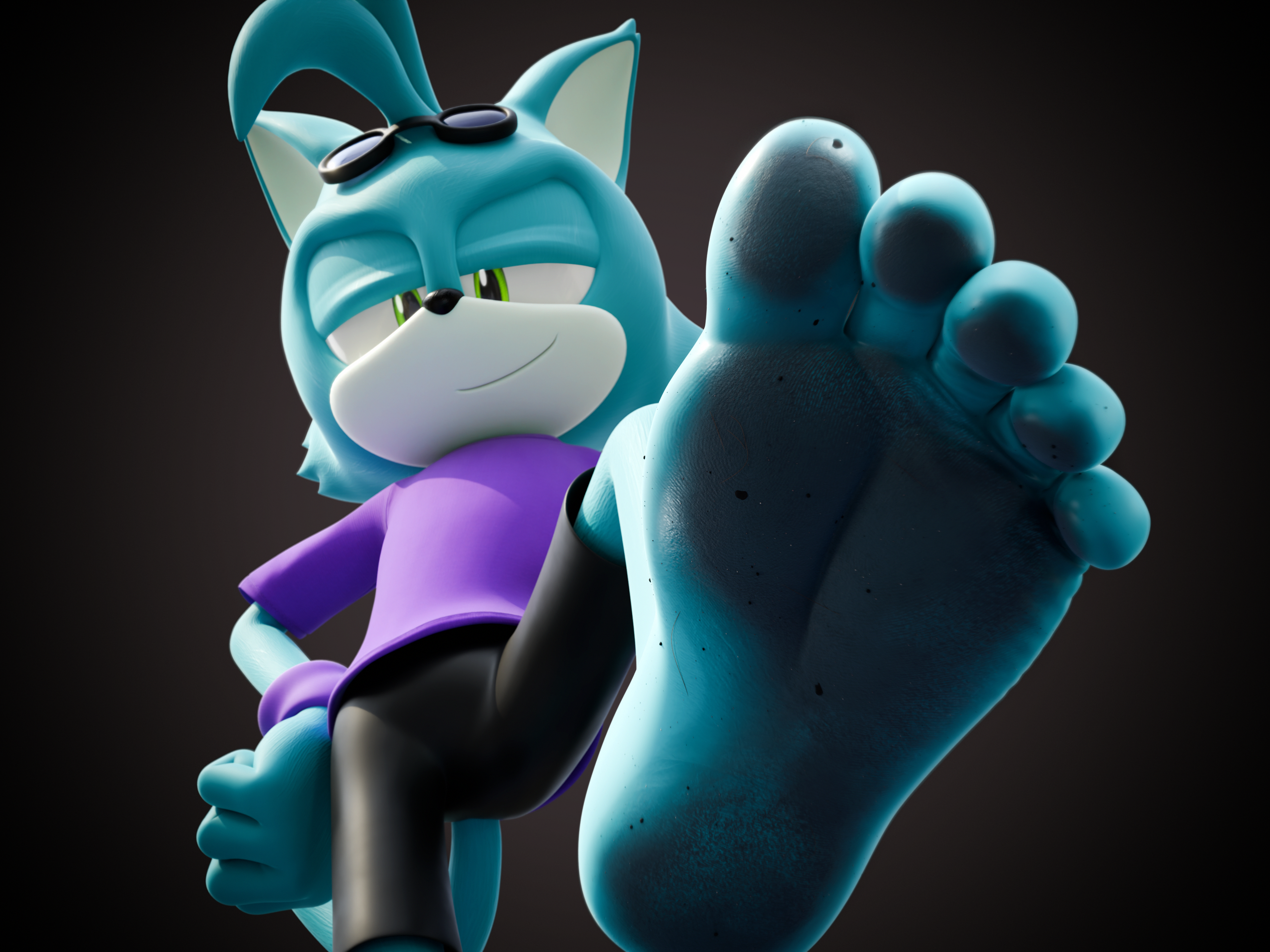 [3D] Leo Steppy 1 - By @feetymcfoot on Itaku