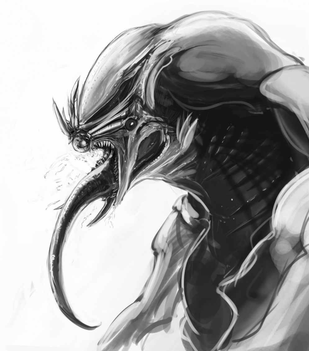 Alien Creature - By @wat on Itaku