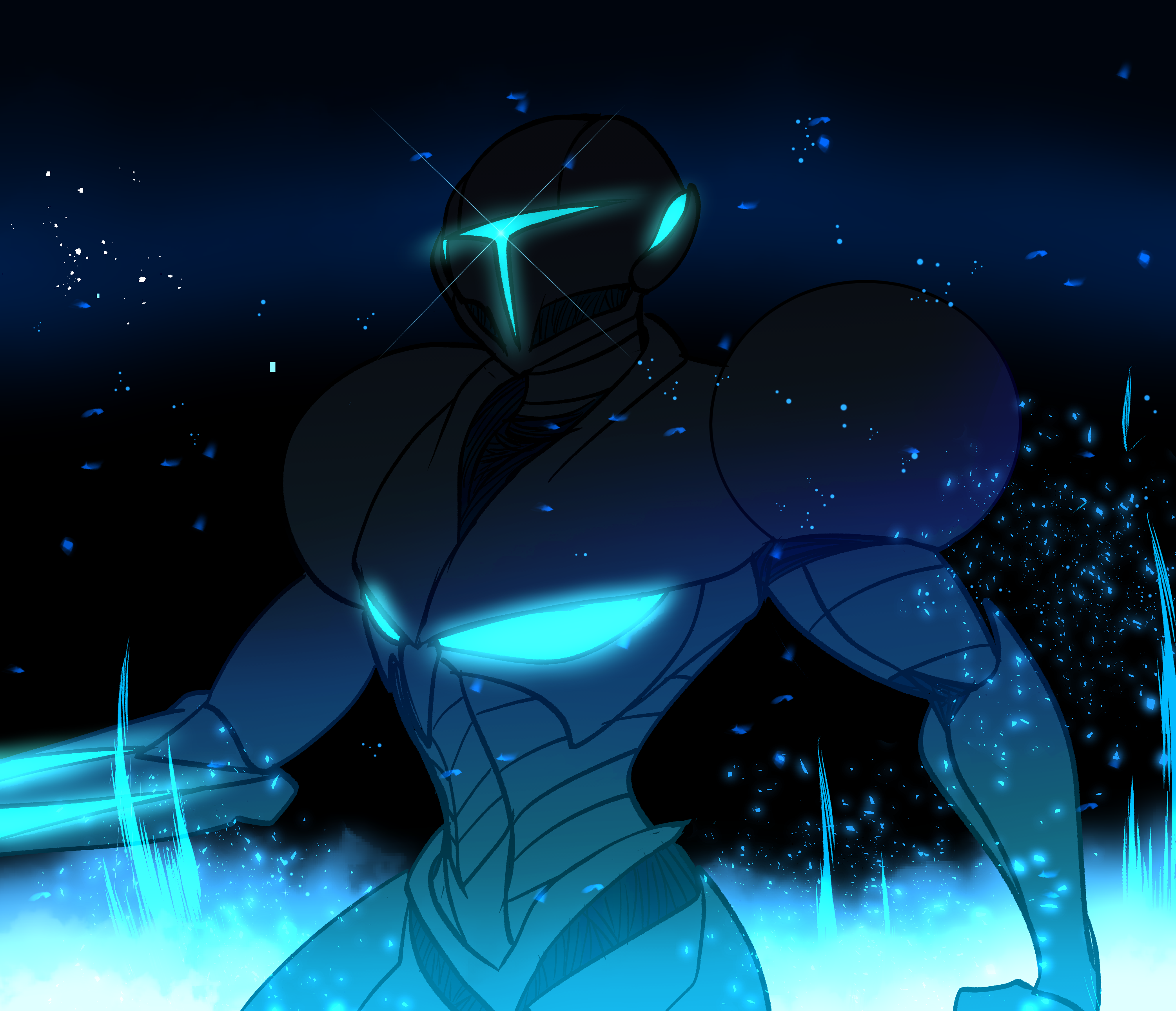 dark samus - By @susieruu on Itaku