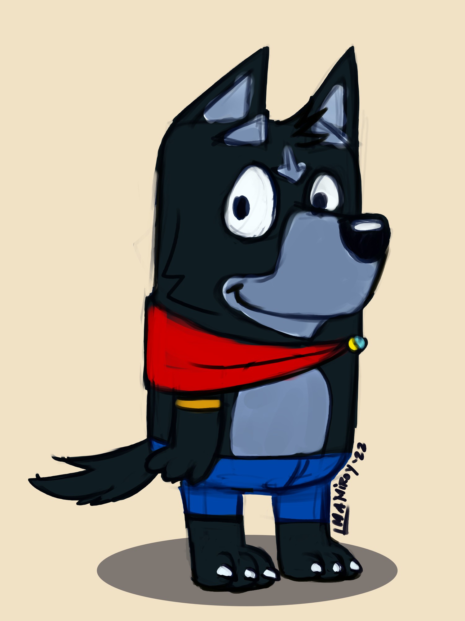 Amicus, Bluey Style - By @alnair93 on Itaku