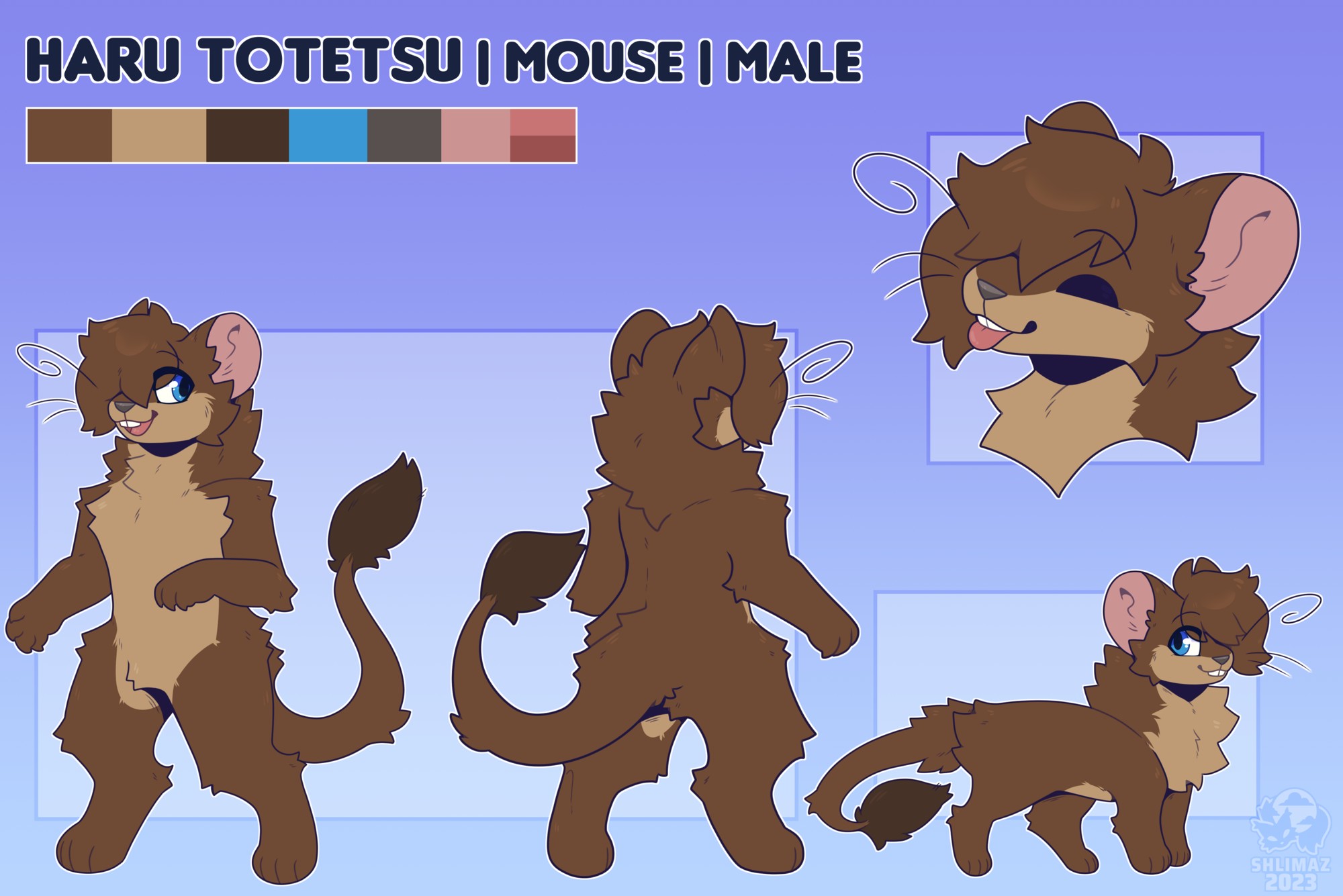 Haru Totetsu: Mouse - Reference Sheet (SFW) - By @harutotetsu on Itaku