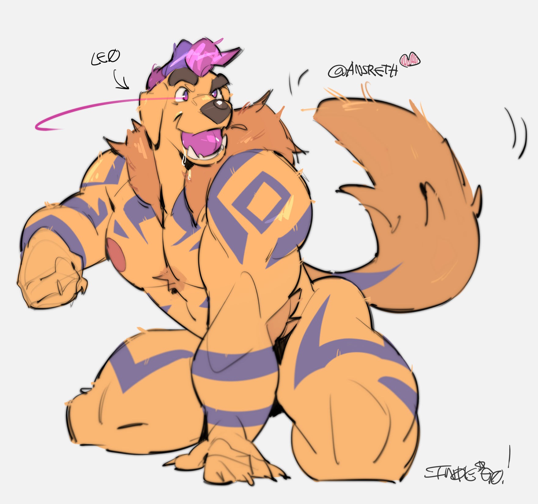 A gift for a friend :) - By @arts-of-indie-go on Itaku