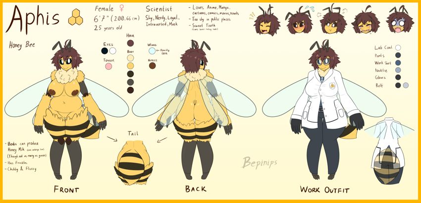 Aphis Reference Sheet - By @bepinips on Itaku