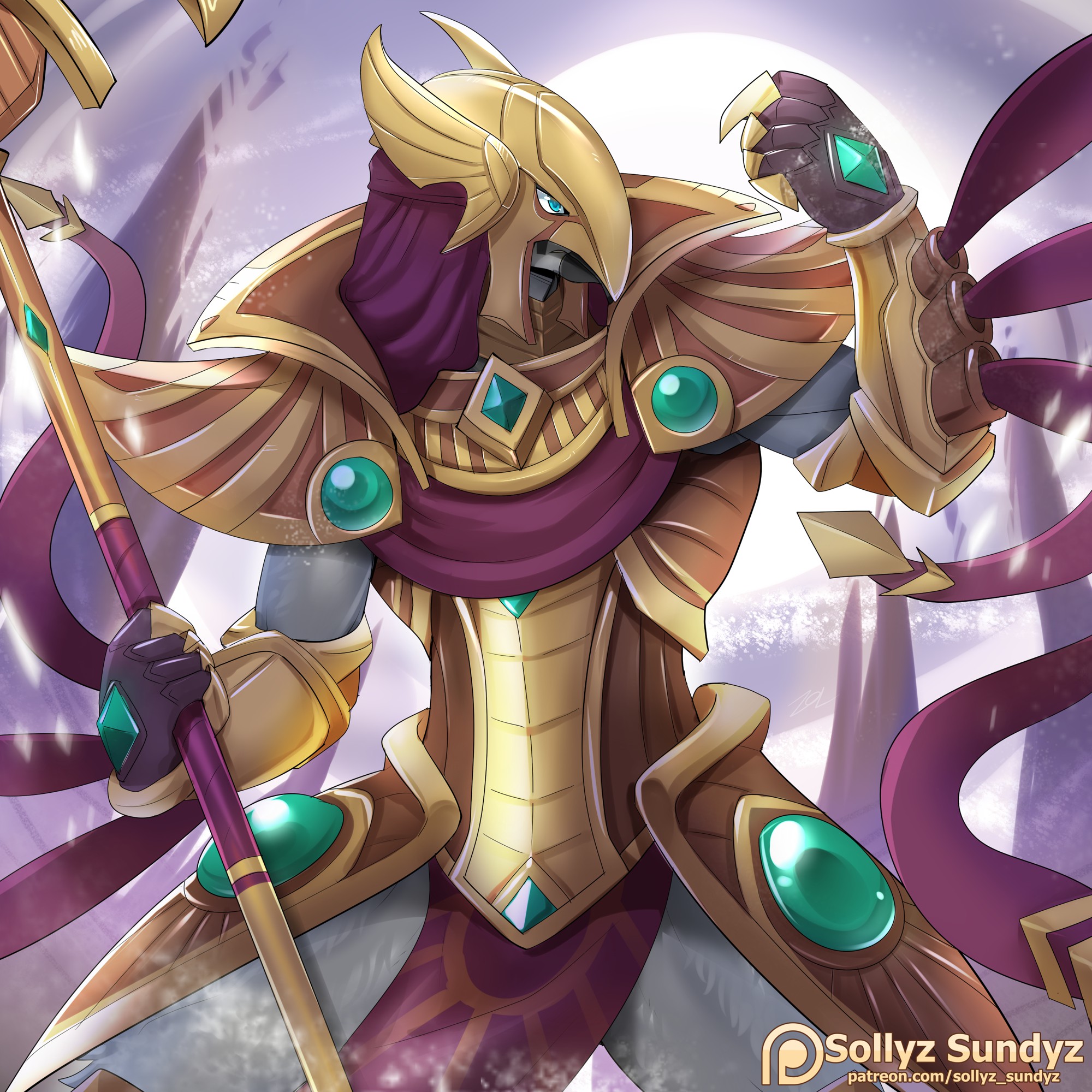 Azir 2016 (League of Legends) - By @sollyz on Itaku