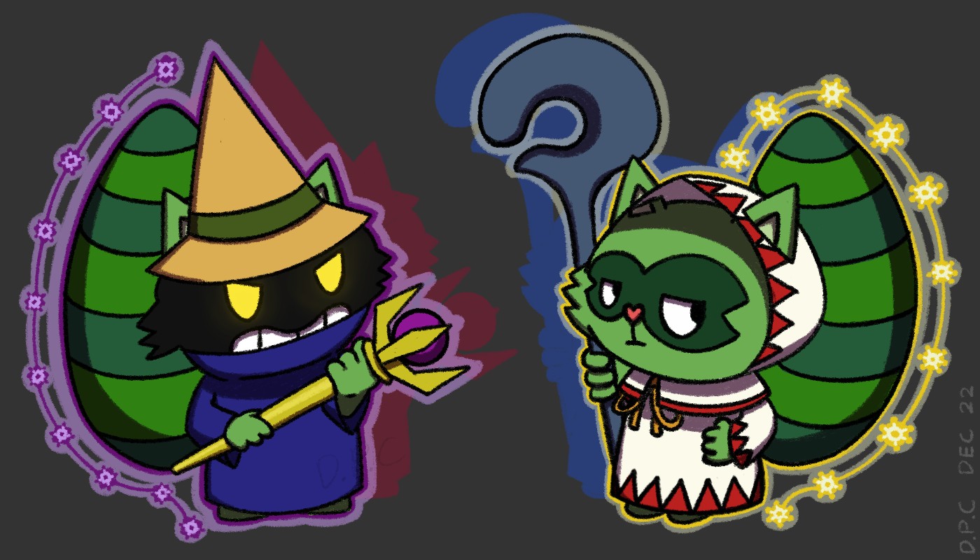 Just Some Raccoon Mage Bros~ - By @daprofessionalcasual on Itaku