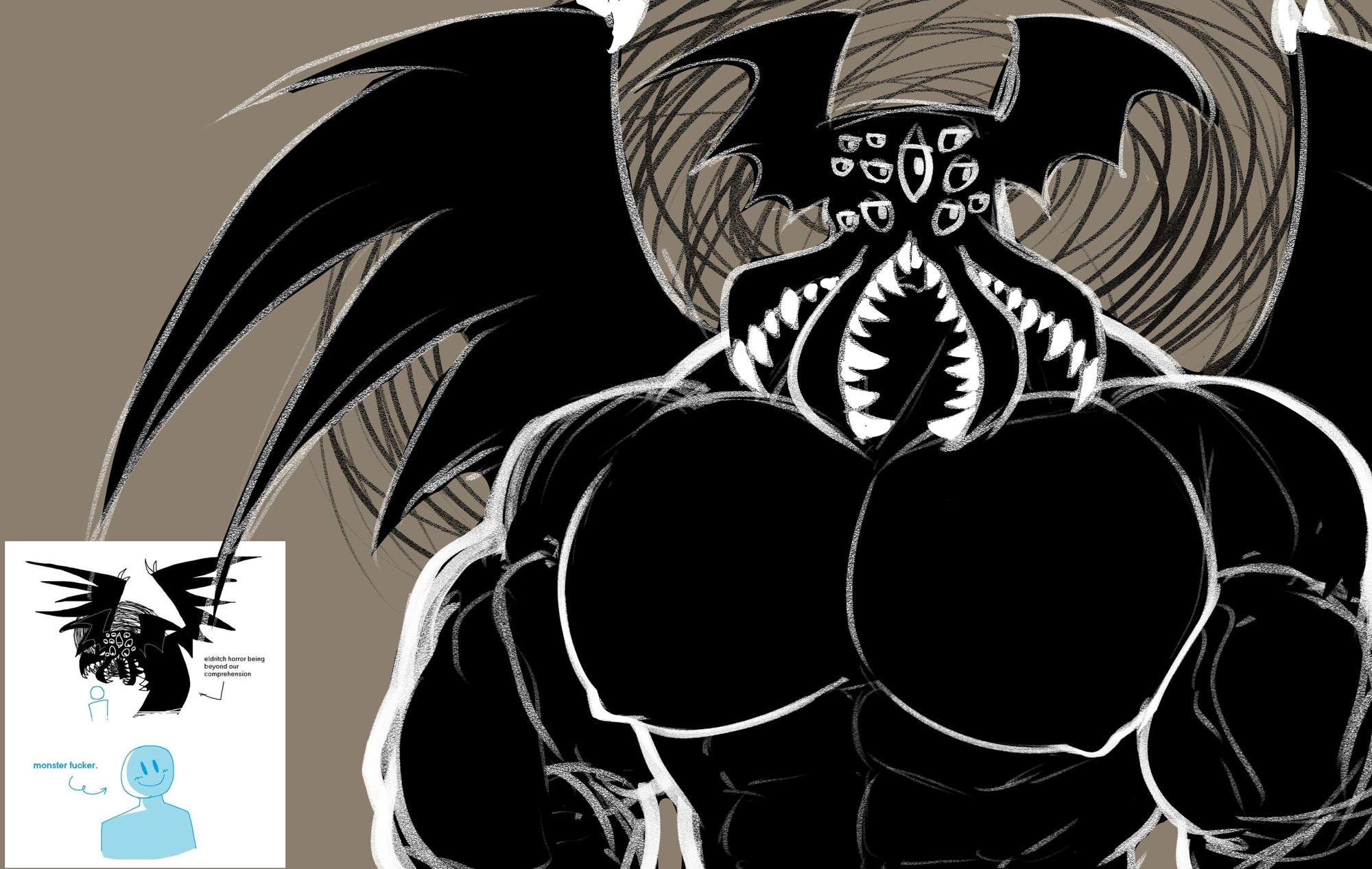 Barafied Eldritch Horror - By @entitropy on Itaku