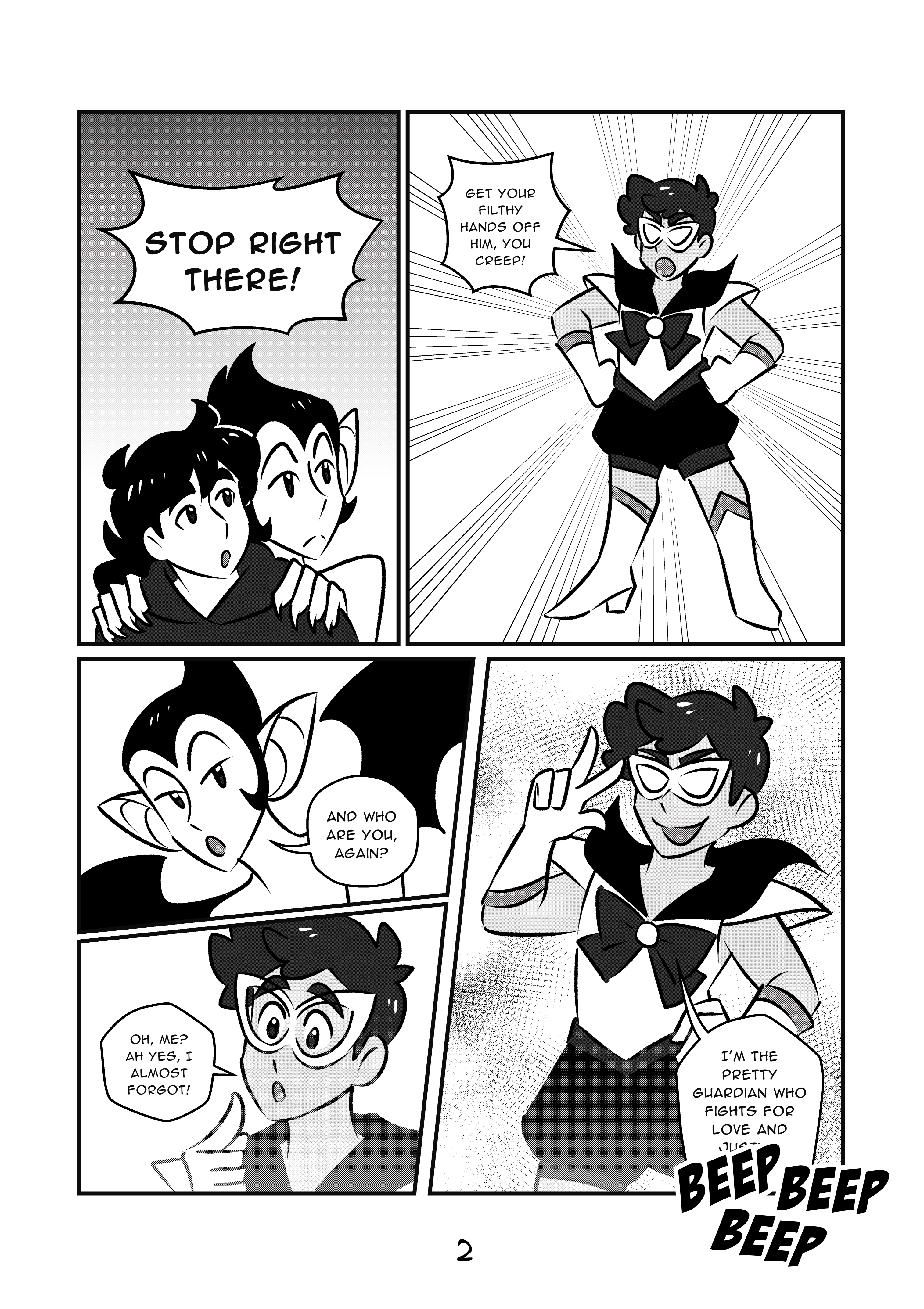Chapter 1 Page 2 - By @sailorpossum on Itaku