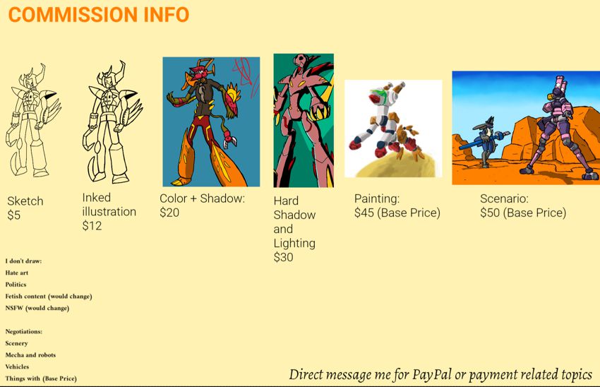 GENERAL COMMISSIONS - By @ouja_shori on Itaku