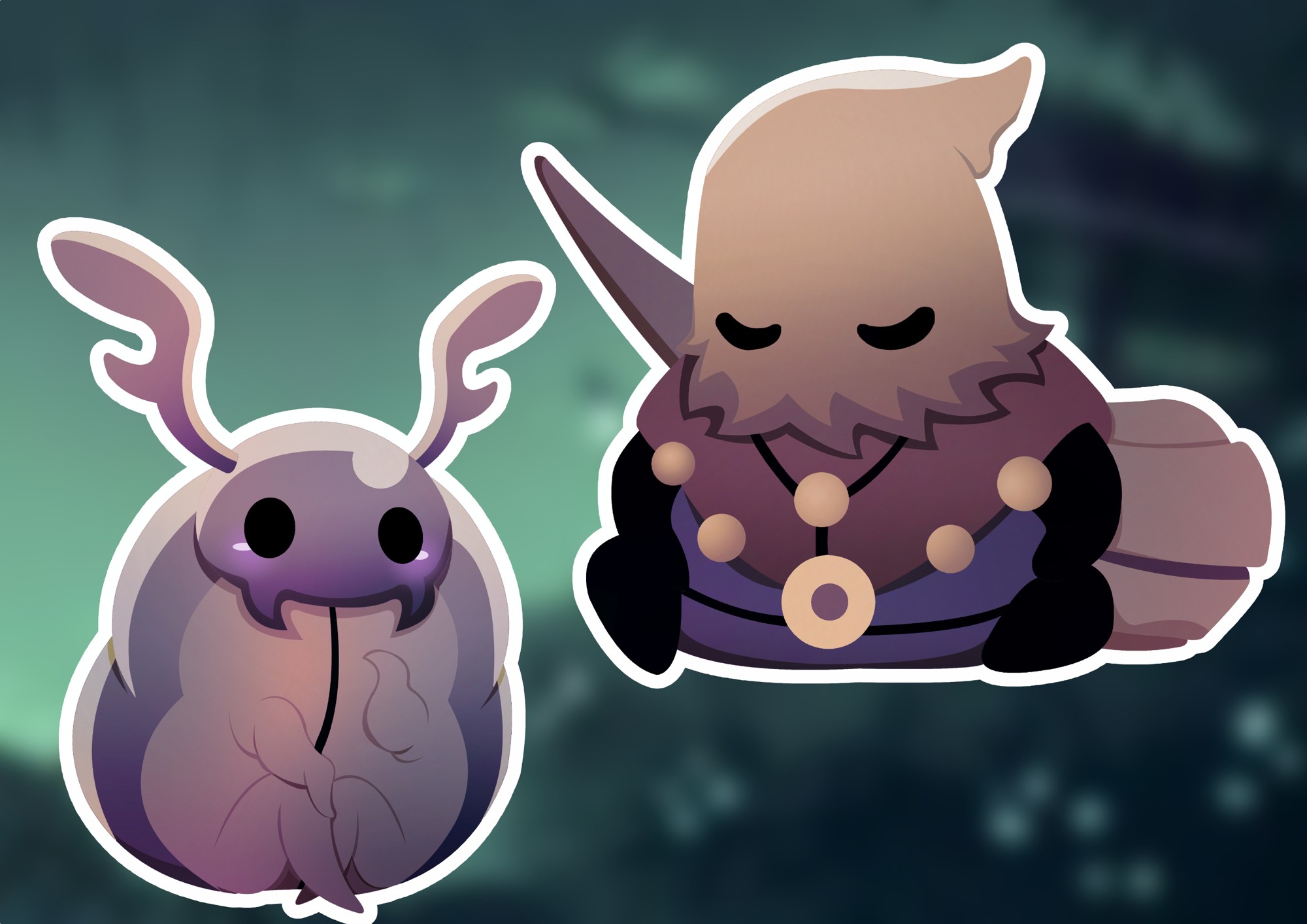 Bretta & Cloth HOLLOW KNIGHT STICKERS By edonova on Itaku