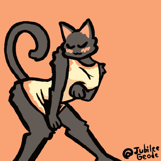 Cat Dance By jubileegeode on Itaku