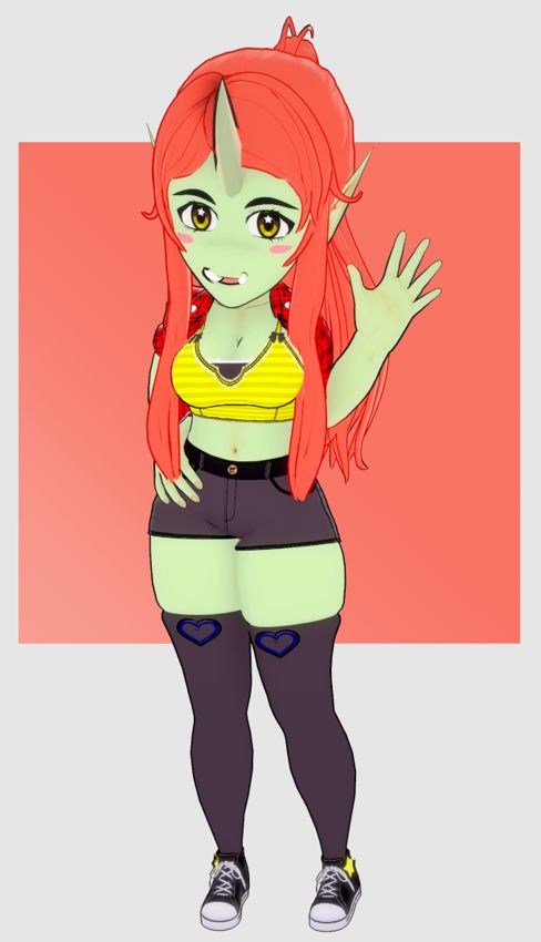 Chibi Lia - By @cuppakouhii on Itaku