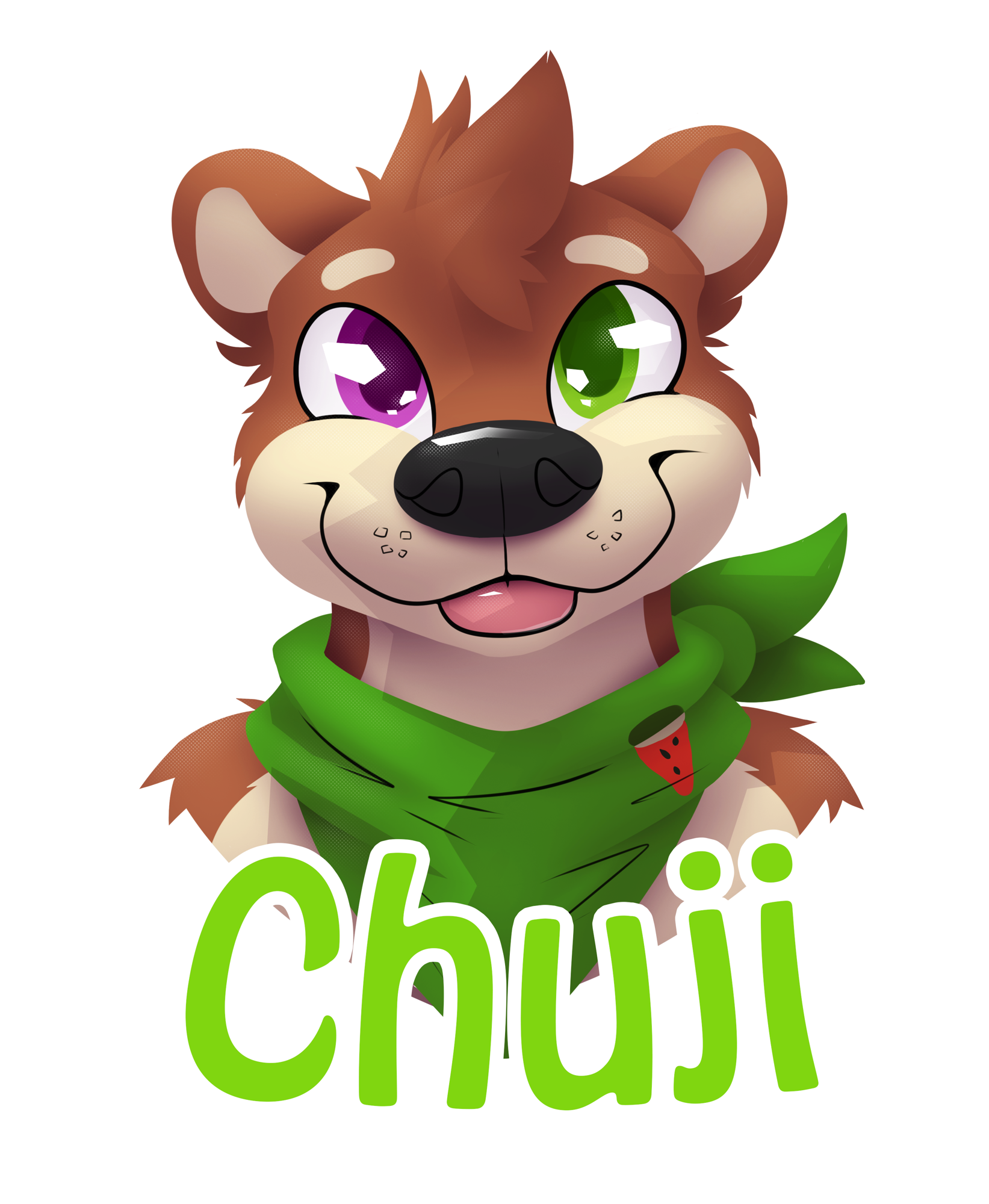 Chuji MFF Badge - By @chuji on Itaku