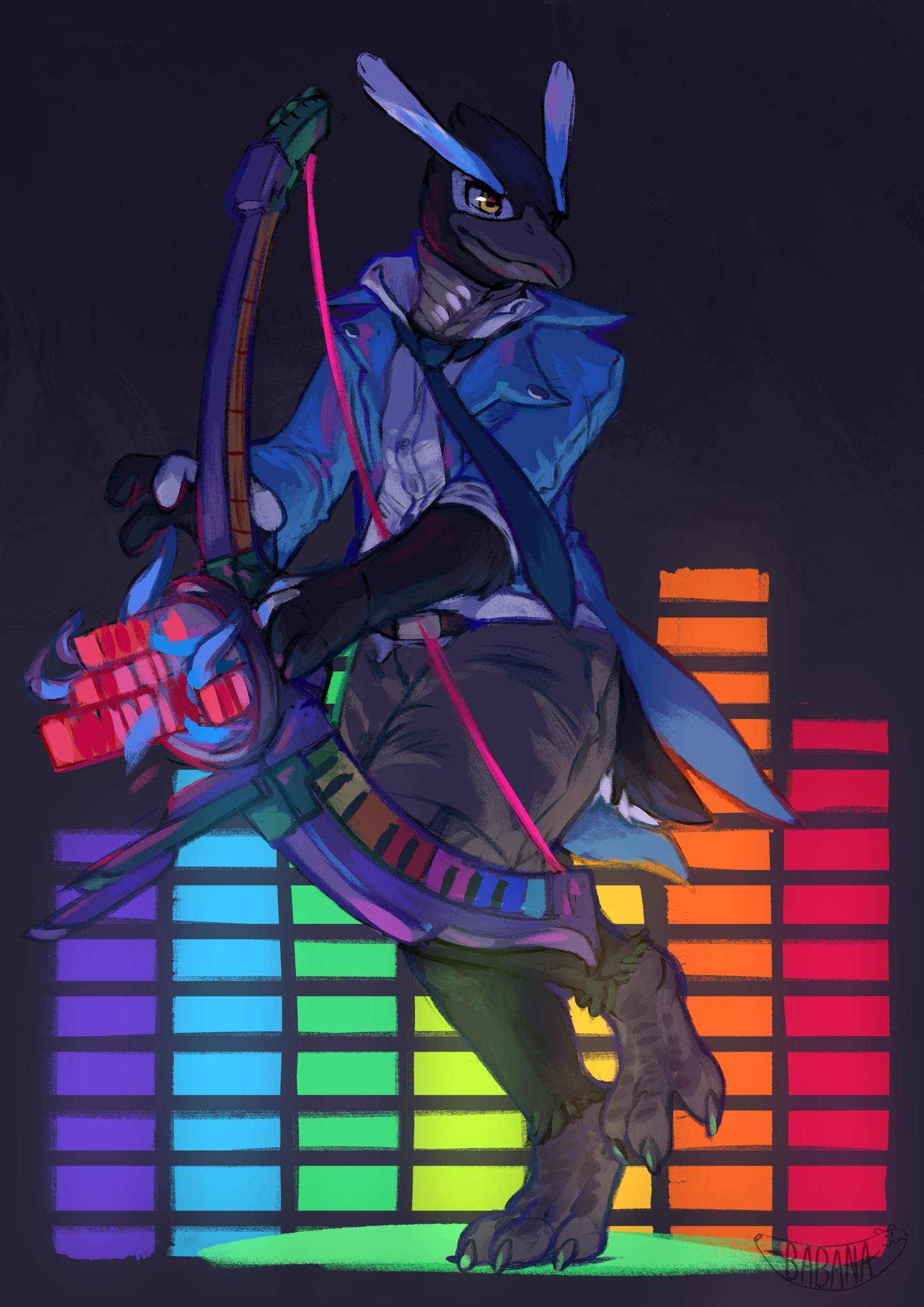 Fullbody for Manchooz972 - By @babanasaur on Itaku