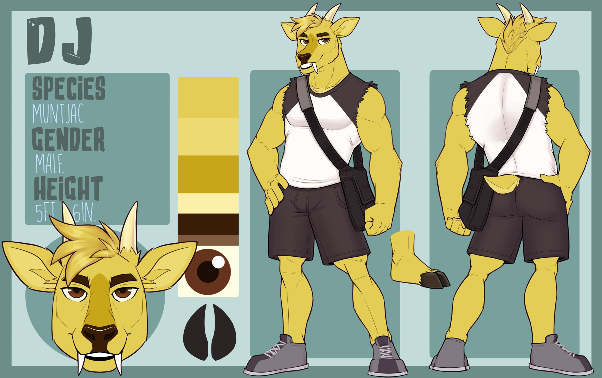 DJ Ref Sheet - By @djstrap on Itaku