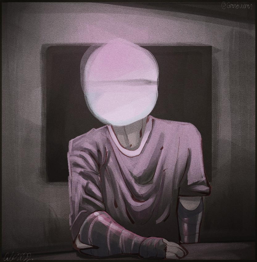 Dalle Mini drawing based on ai By platinumeggs on Itaku