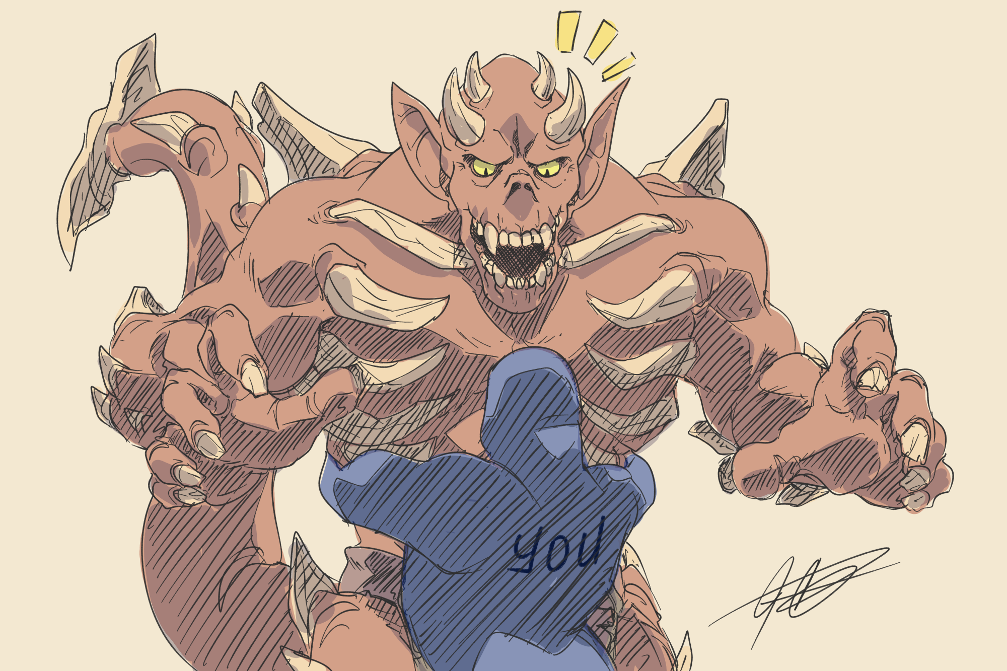 Demon Hug Patreon - By @zeiroslion on Itaku