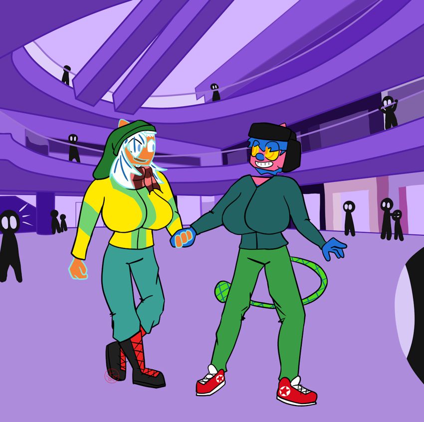 Mallhopping 2 - By @portmanpreau on Itaku