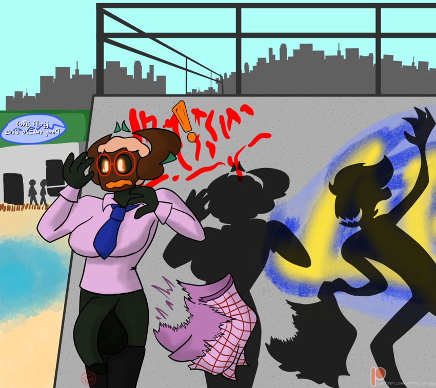 Shadow Sneak 2 - By @portmanpreau on Itaku