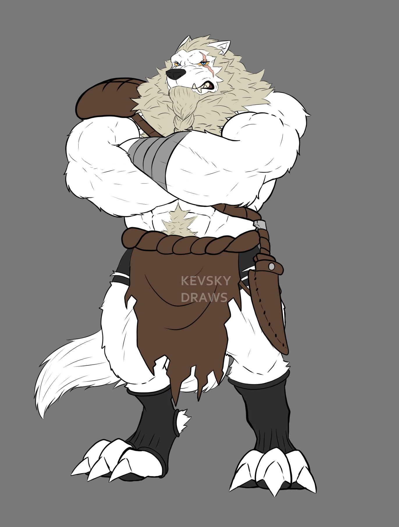 Under the Full Bright Moon. Frode Sprites 2 - By @kevsky_draws on Itaku