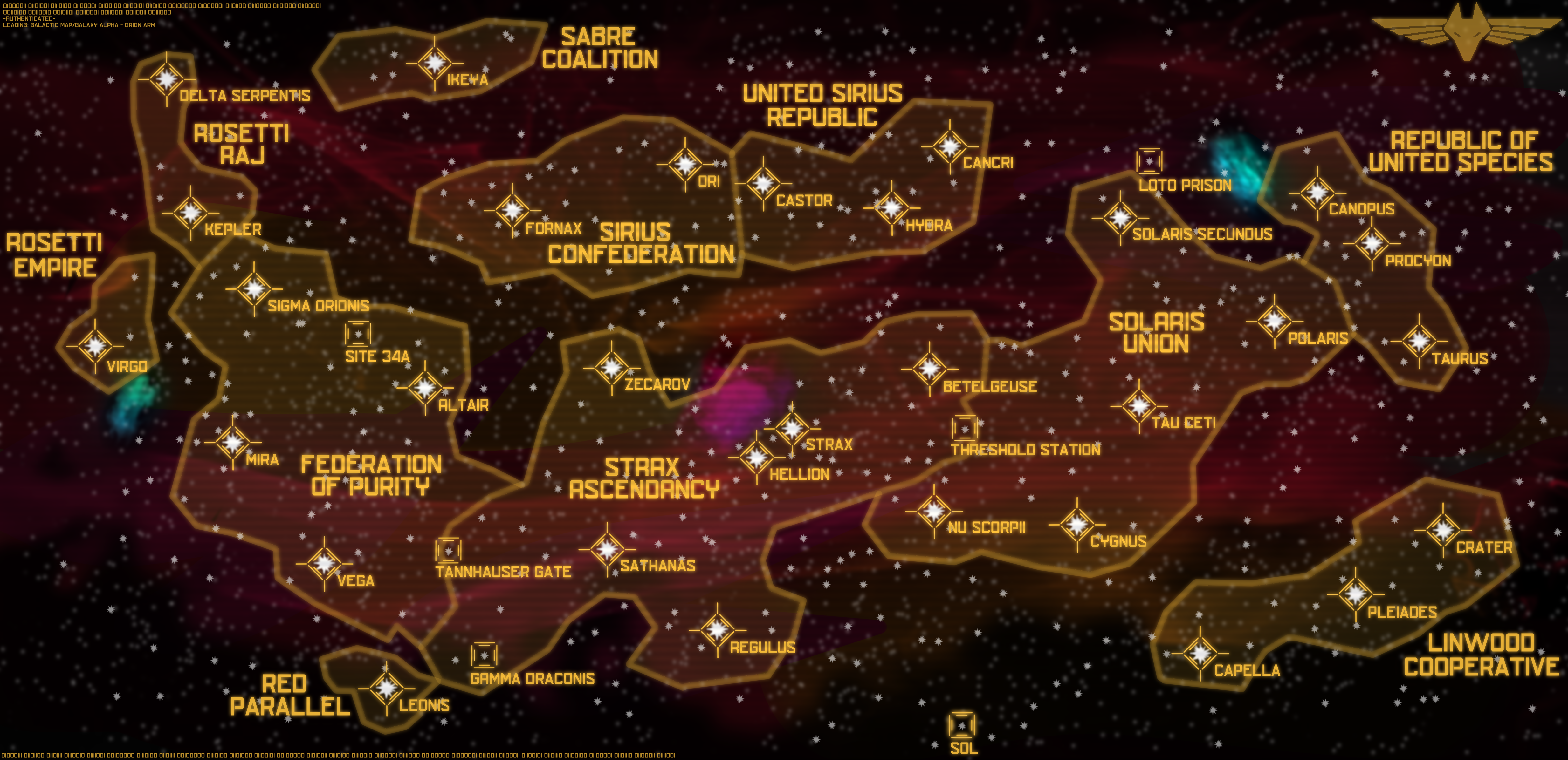 Ascendancy Universe Map - By @kernkraftwerks on Itaku