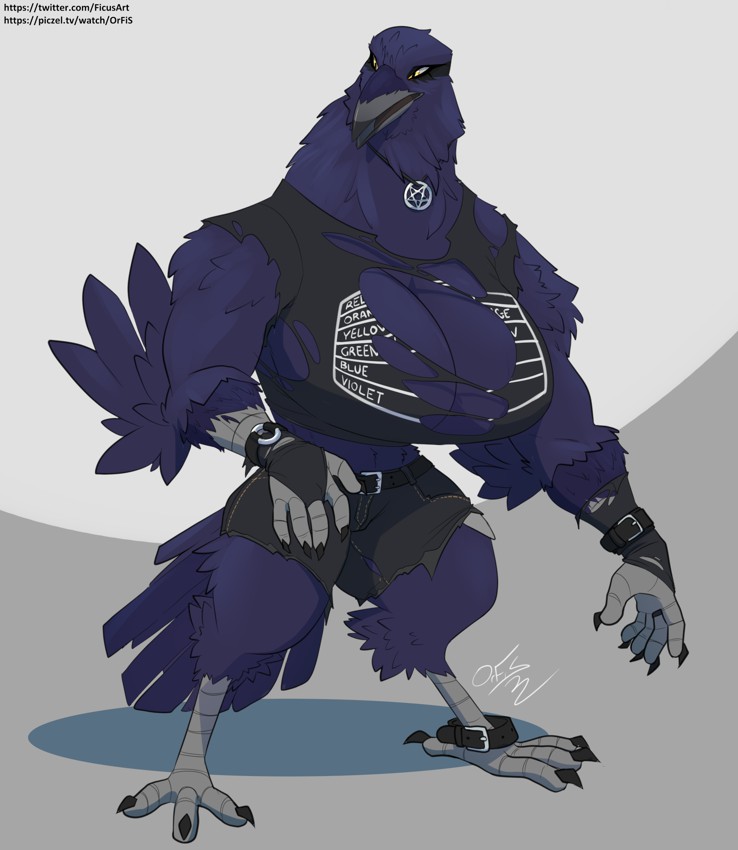 Custom Crow - By @or-fi-s on Itaku