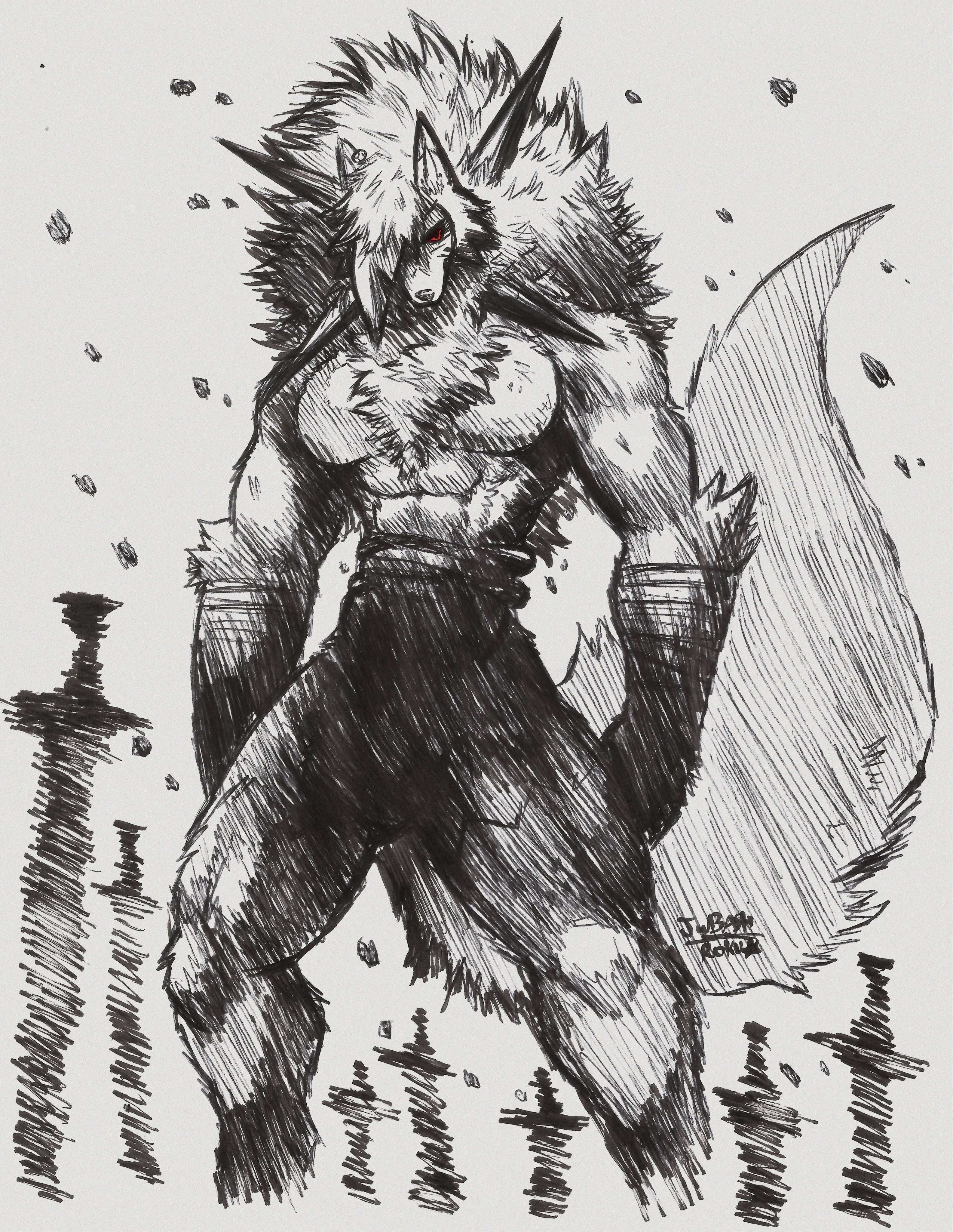 7 Swords - By @jwbash on Itaku