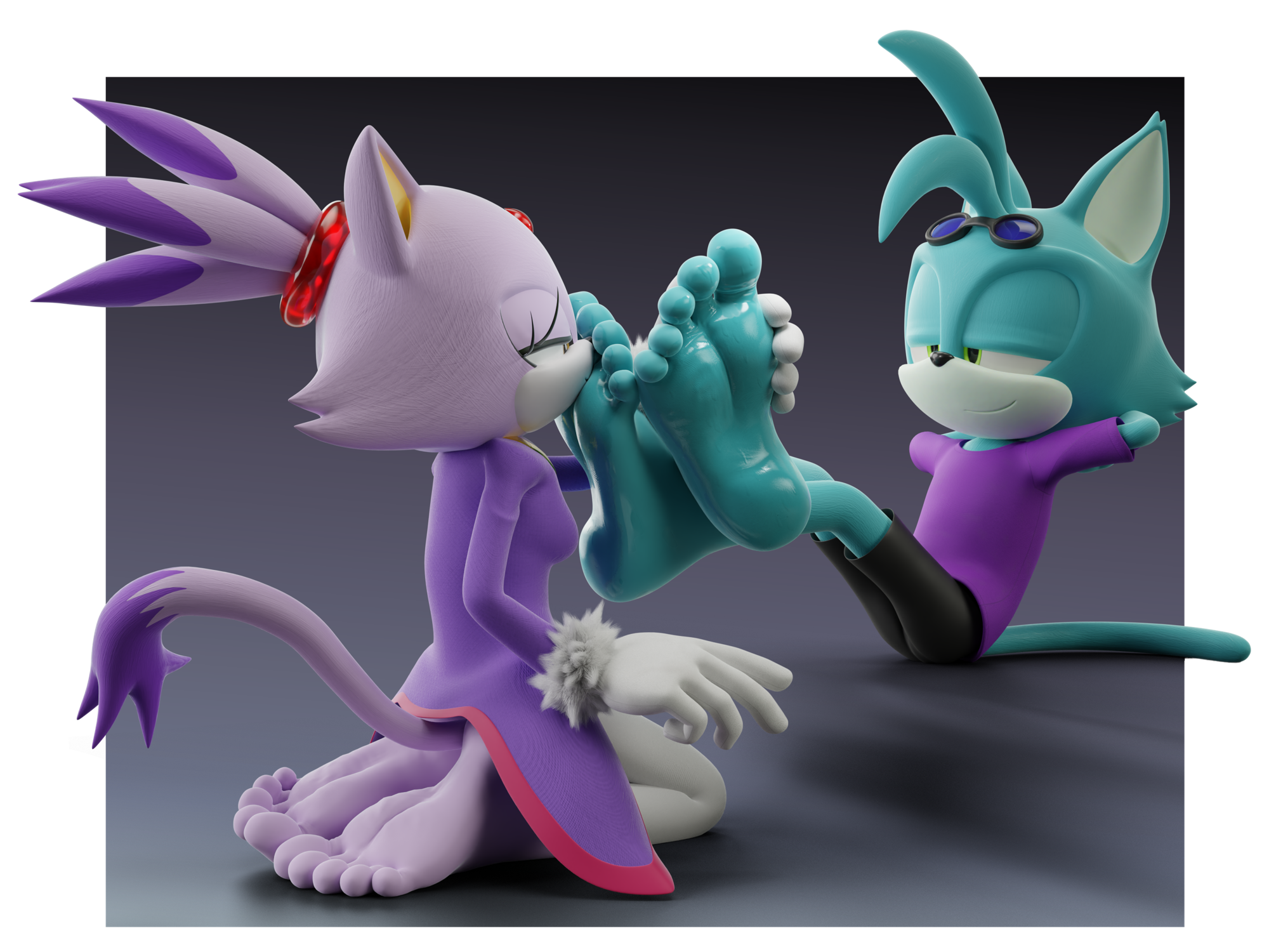 [Trade] Cat Fun - By @feetymcfoot on Itaku