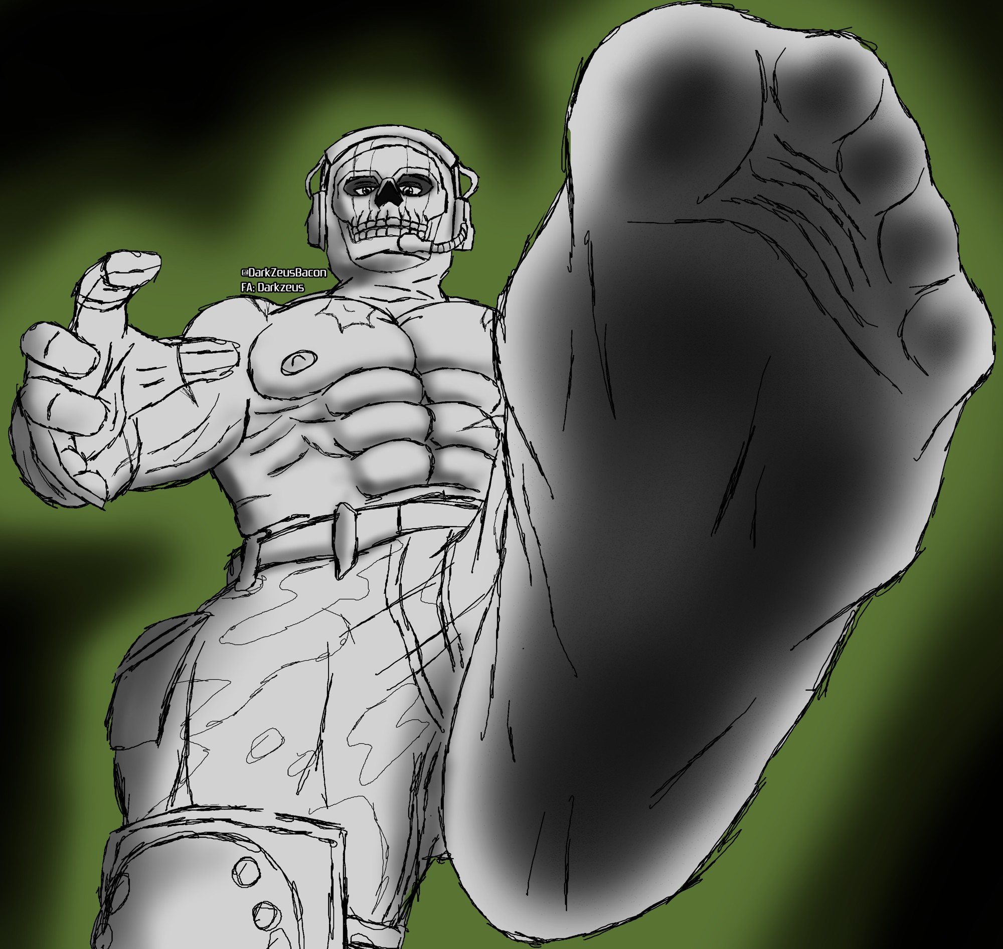 An apparition 1 - By @darkzeusbacon on Itaku