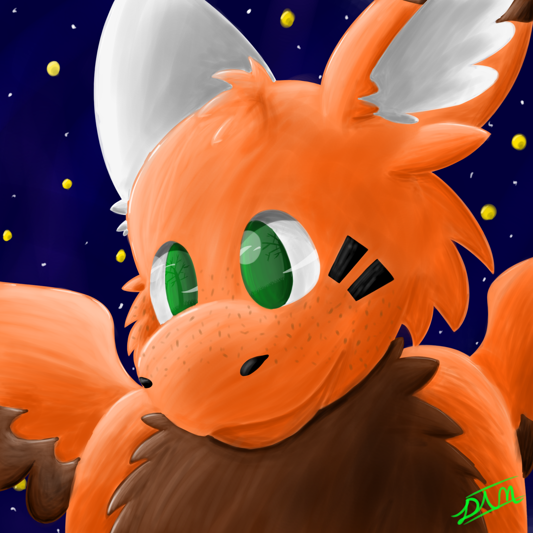 Pfp Gift Art for Copper - By @ottdotcom on Itaku