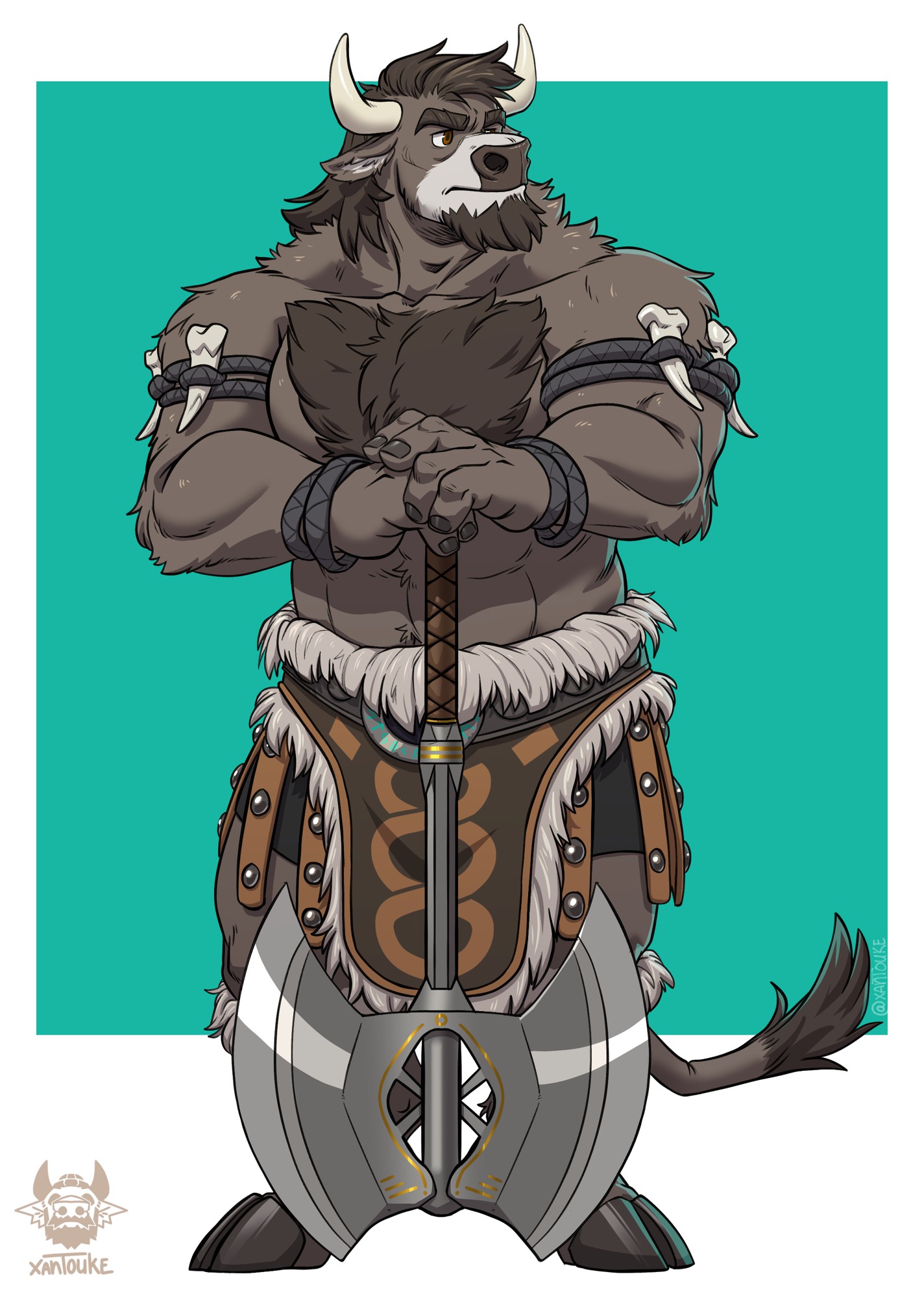 Commission by Xantouke - By @buru on Itaku