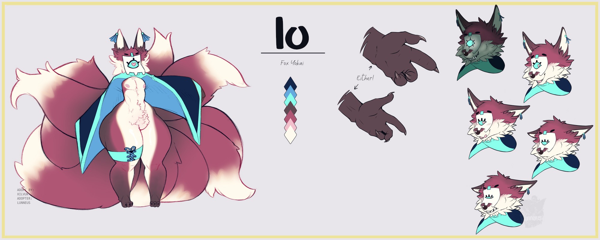 Io Reference Sheet By lunneus on Itaku