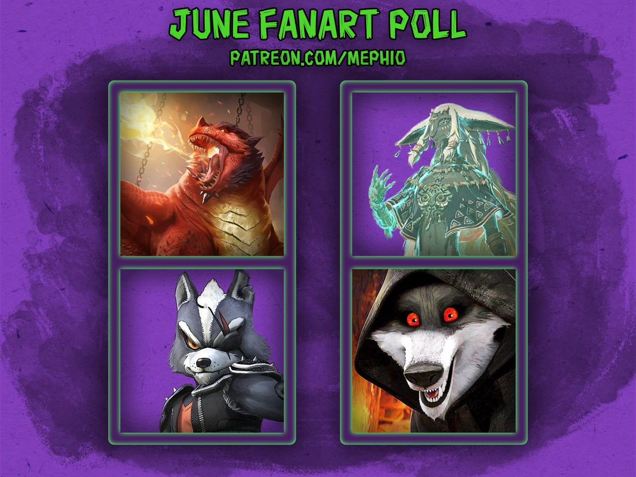 [Patreon] - June 2023 Fanart Poll! - By @mephio on Itaku