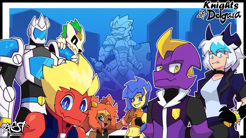 KoD Group Shot - By @chrisstarfer on Itaku