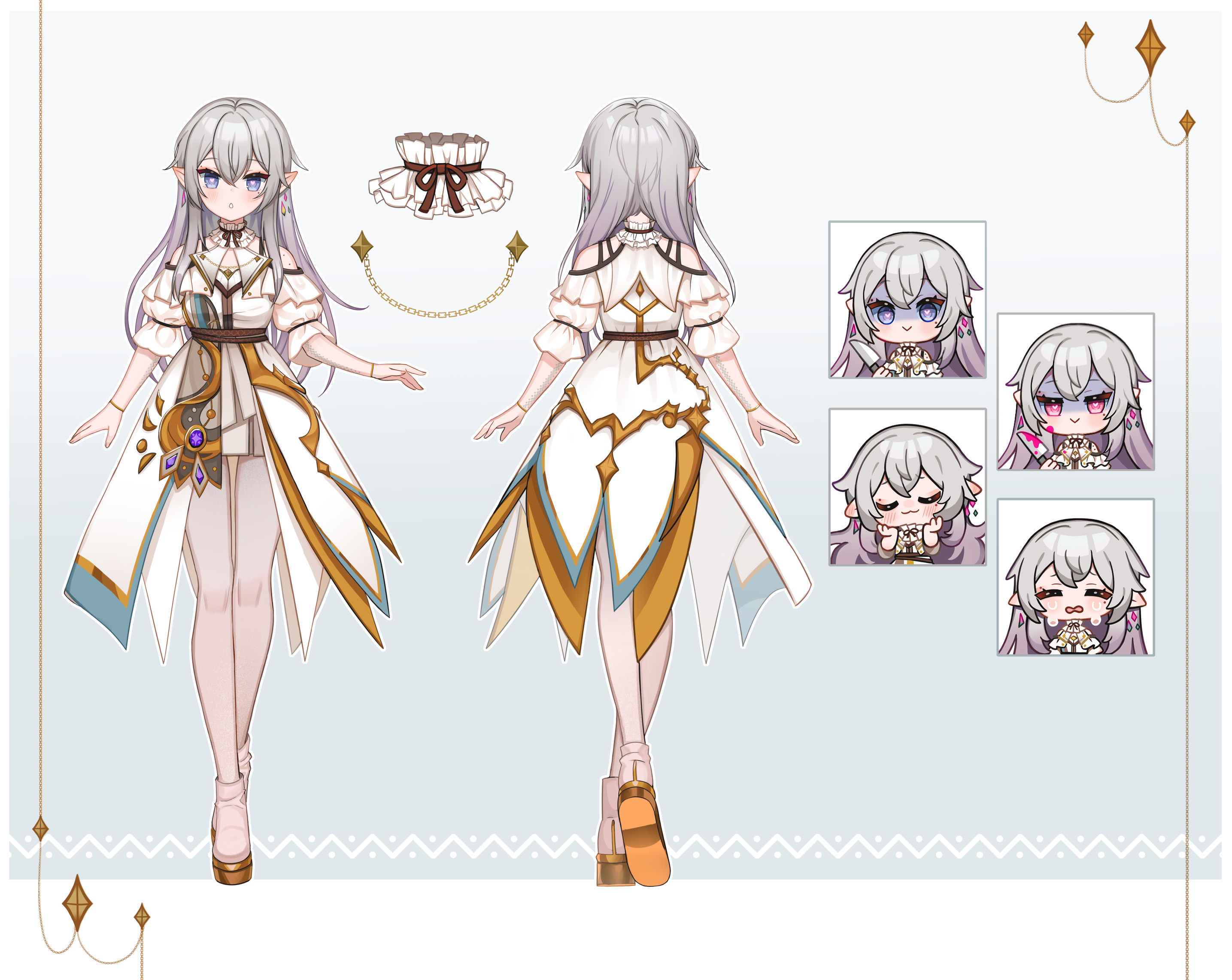 Nia_ch | reference sheet - By @hemmmlock on Itaku