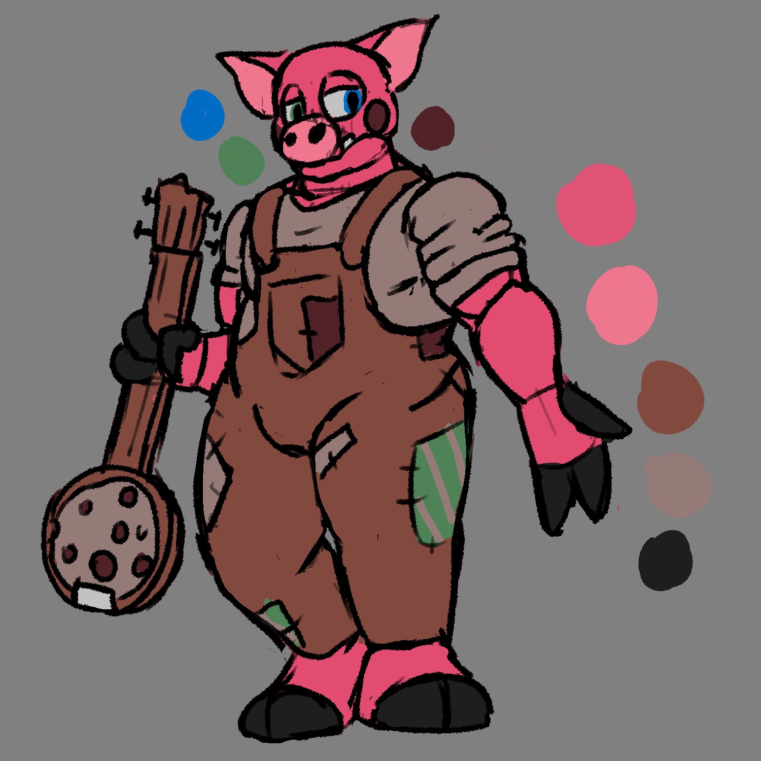 NL pig patch - By @hydethehybrid2000 on Itaku