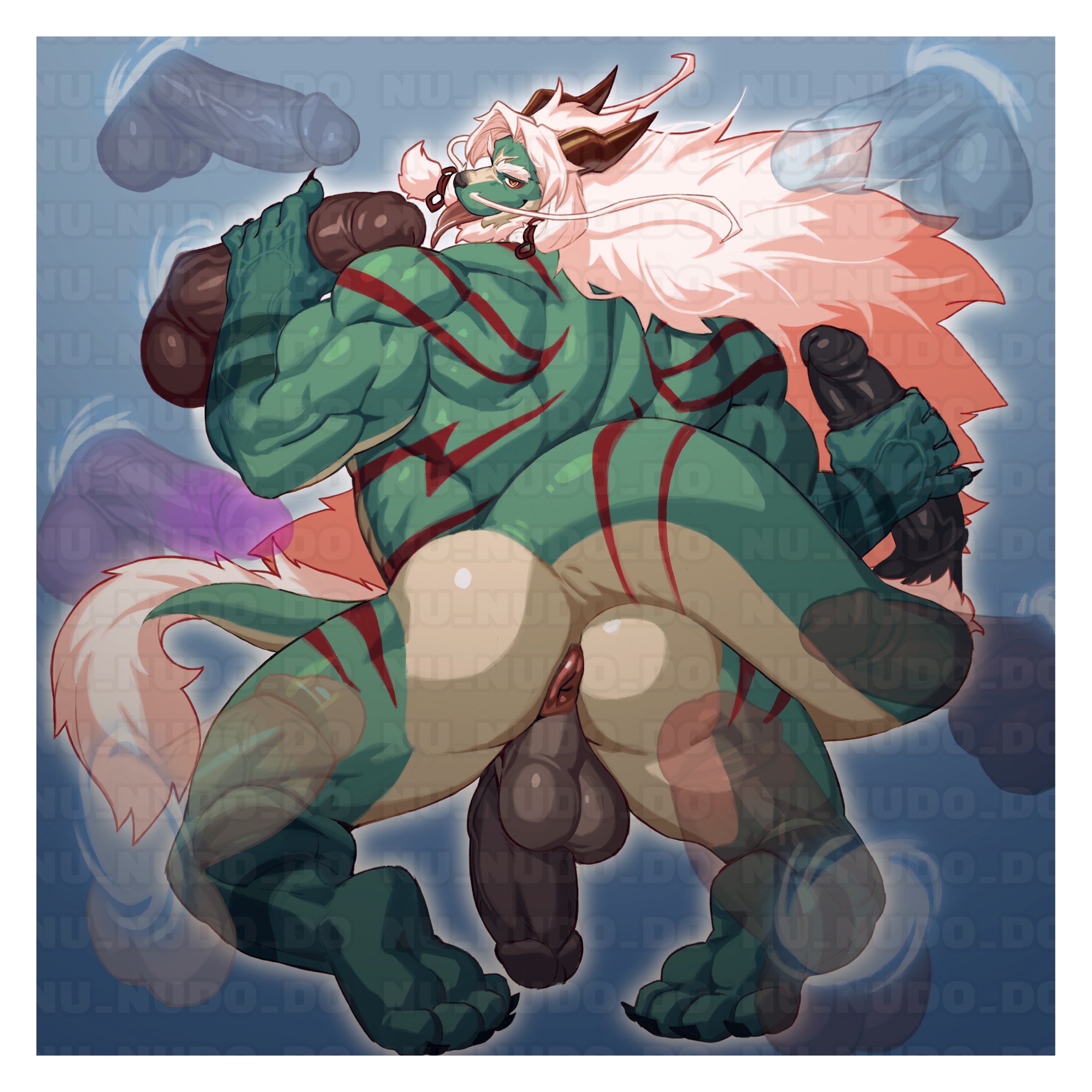 Commission for Omyu 4 - By @nunudodo_art on Itaku 