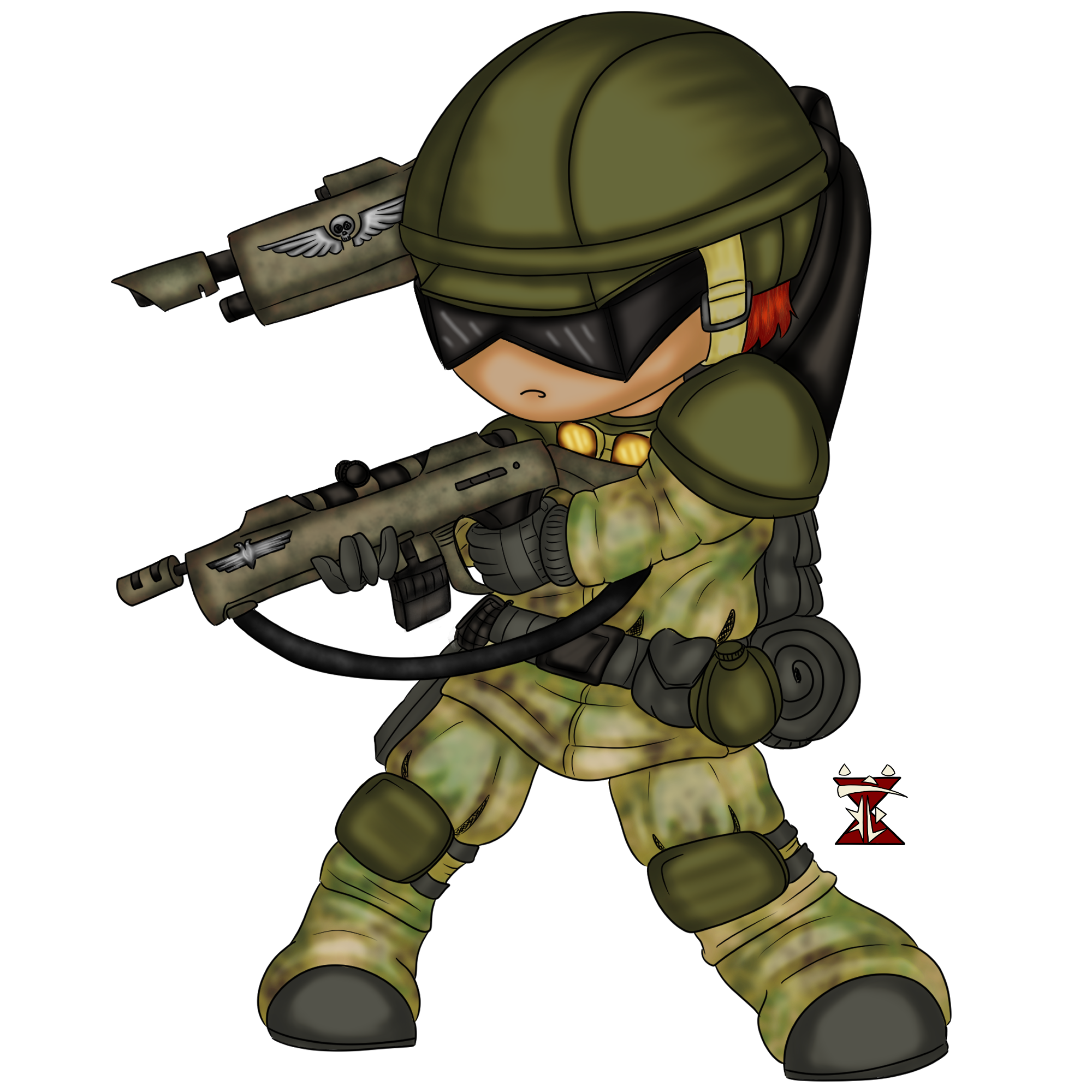 Orlan Helbode of the Imperial Guard By knightsmagi on Itaku