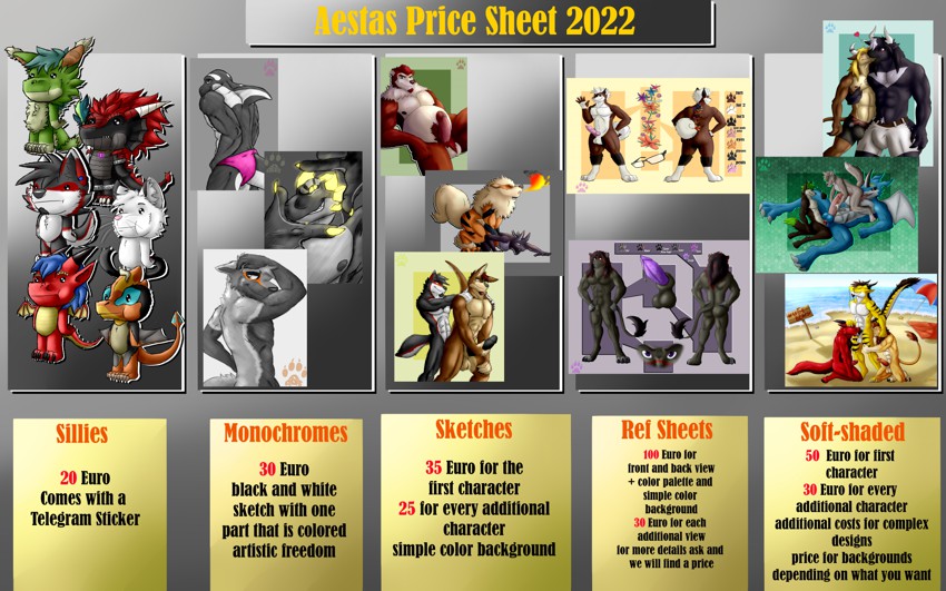Commissions are OPEN! - By @aestas on Itaku
