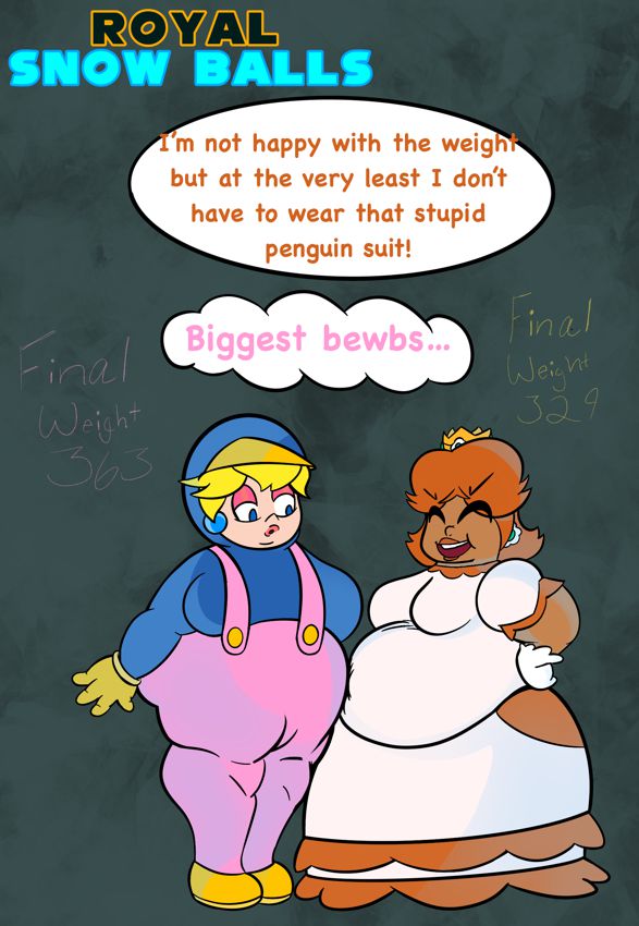 Peach and Daisy Weight Gain Drive (Part 3) - By @doctahjulb on Itaku