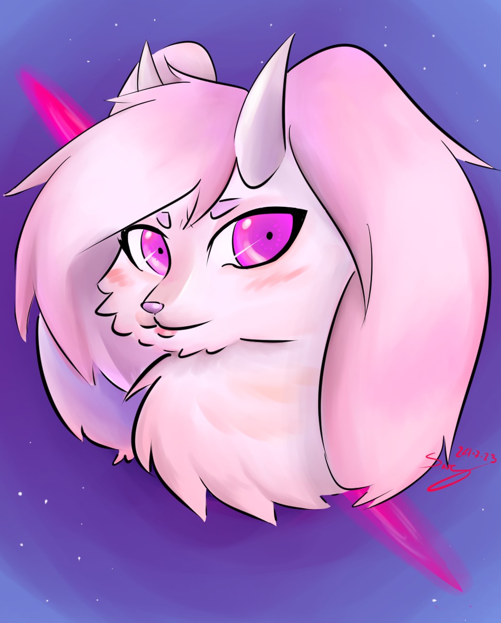Ray The Mutant Rabbit! - By @sarc on Itaku