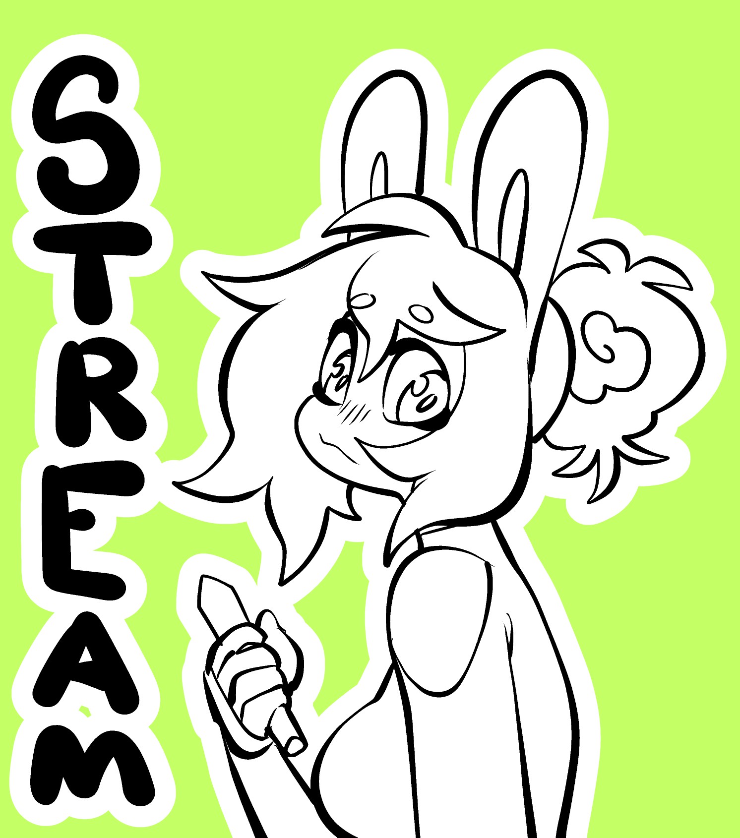 stream-time-in-green-by-merri-on-itaku